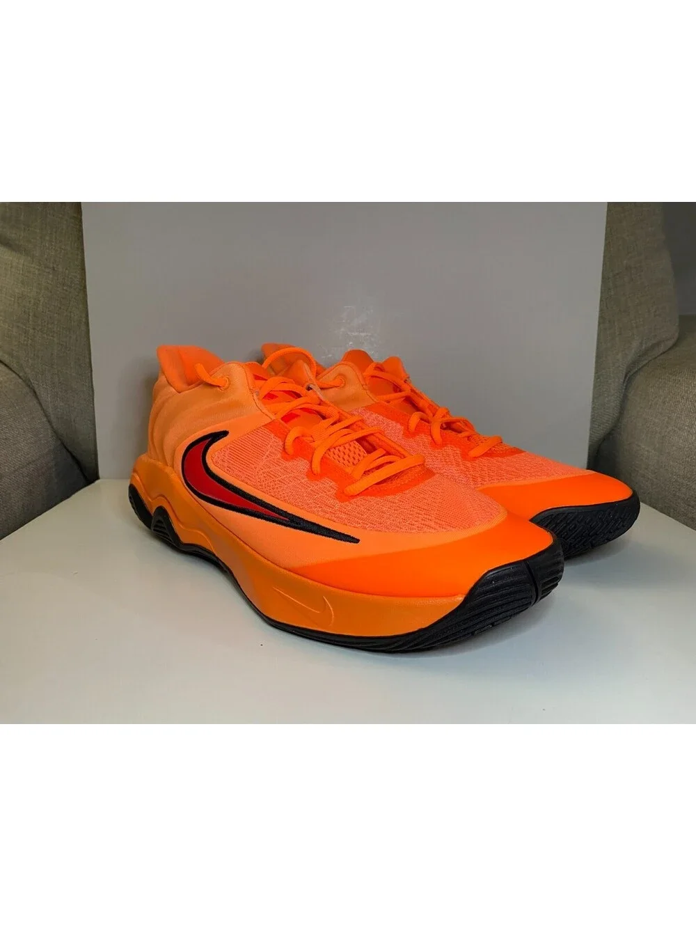 Nike Giannis Immortality 4 FQ3680-800 Mens Sneaker US 12 Orange Basketball Shoes